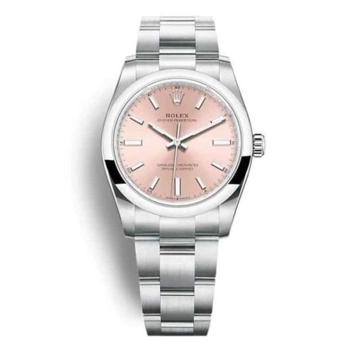 Rolex Oyster Perpetual Pink Unisex 34MM