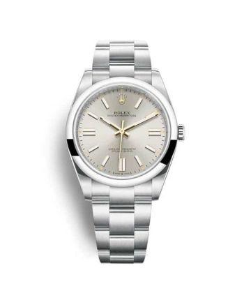 Rolex Oyster Perpetual Silver 12430003 Lady Watch 41MM